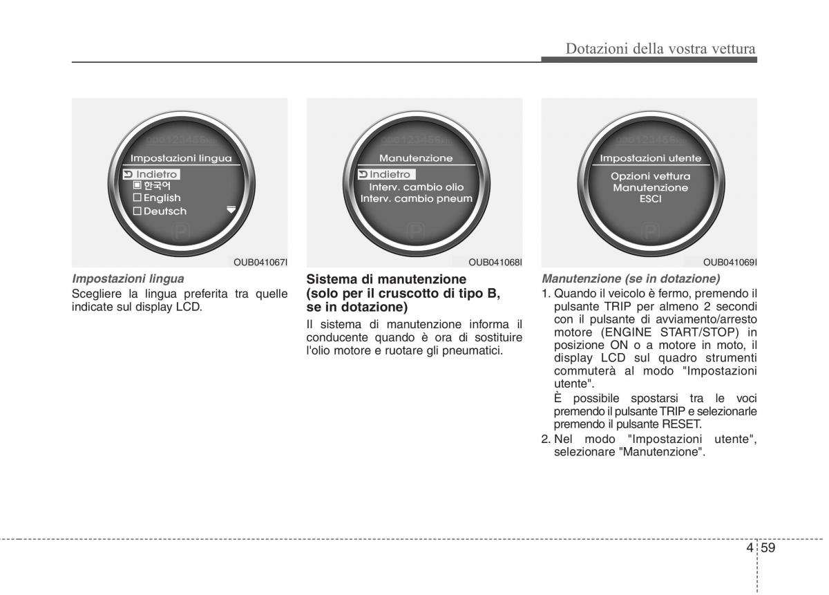 KIA Rio Pride UB manuale del proprietario / page 139