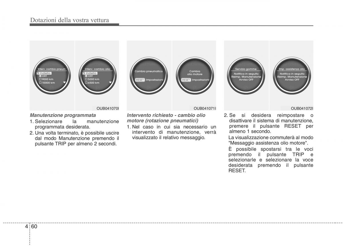 KIA Rio Pride UB manuale del proprietario / page 140