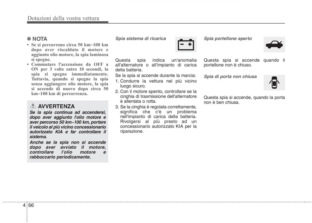 KIA Rio Pride UB manuale del proprietario / page 146