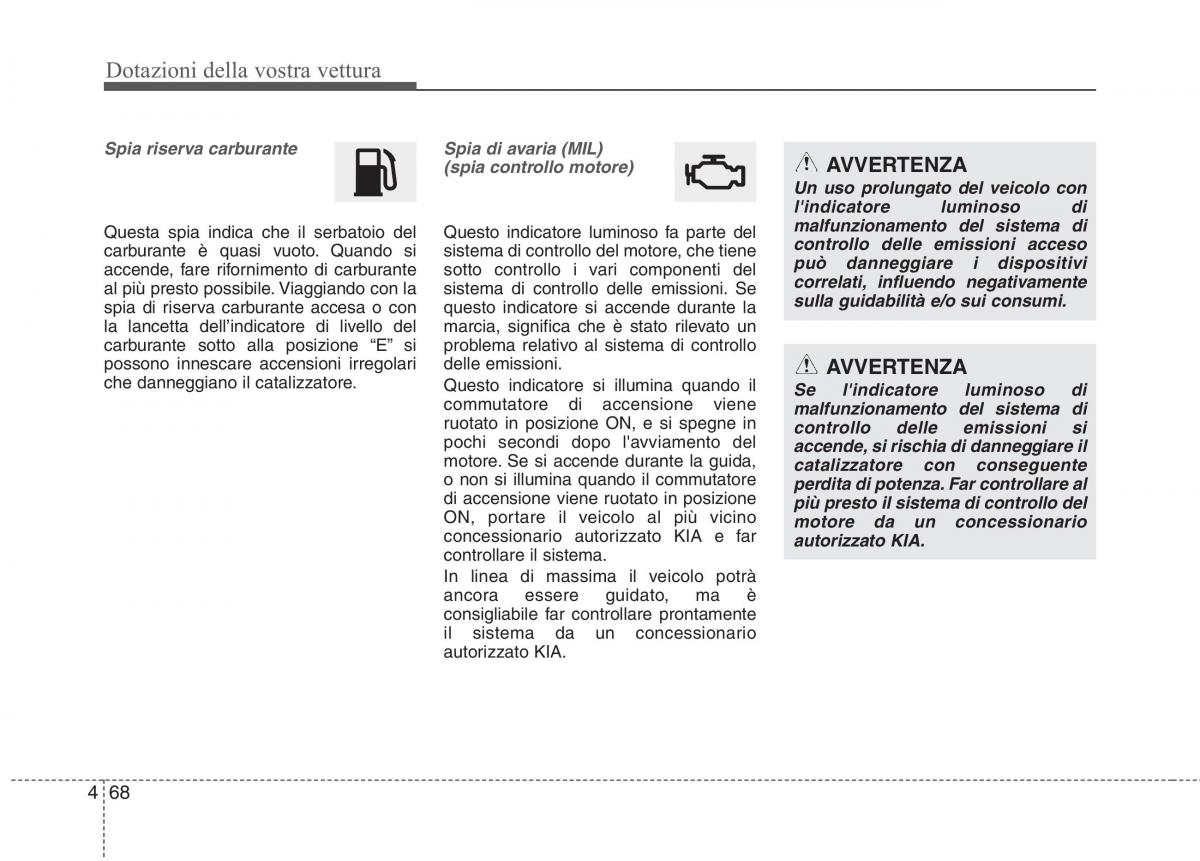 KIA Rio Pride UB manuale del proprietario / page 148