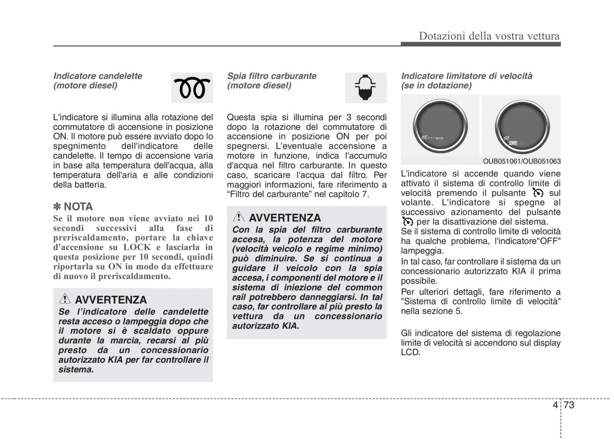 KIA Rio Pride UB manuale del proprietario / page 153