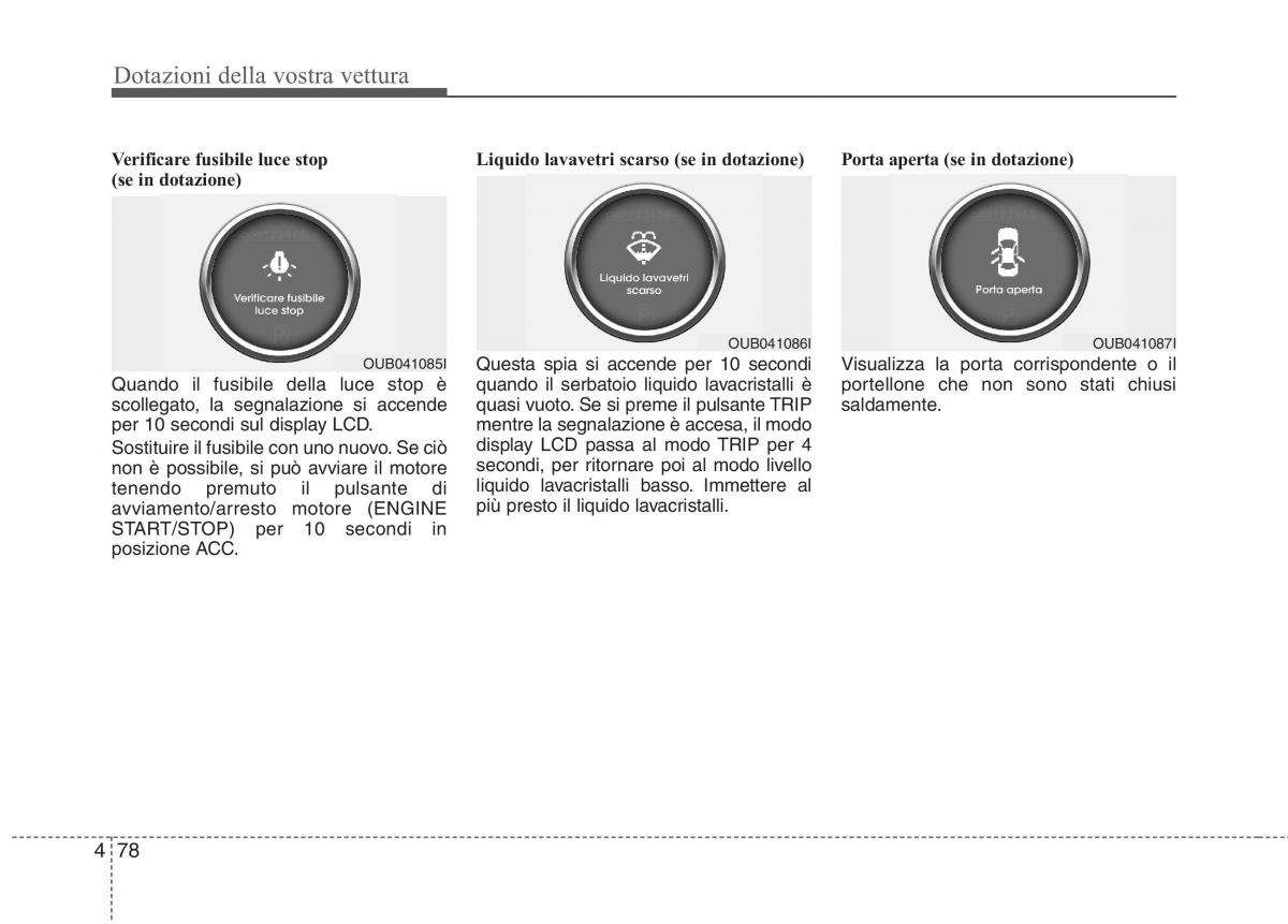 KIA Rio Pride UB manuale del proprietario / page 158