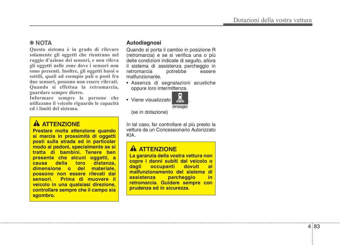 KIA Rio Pride UB manuale del proprietario / page 163