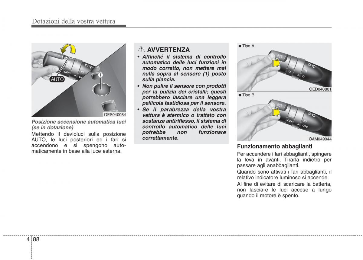 KIA Rio Pride UB manuale del proprietario / page 168