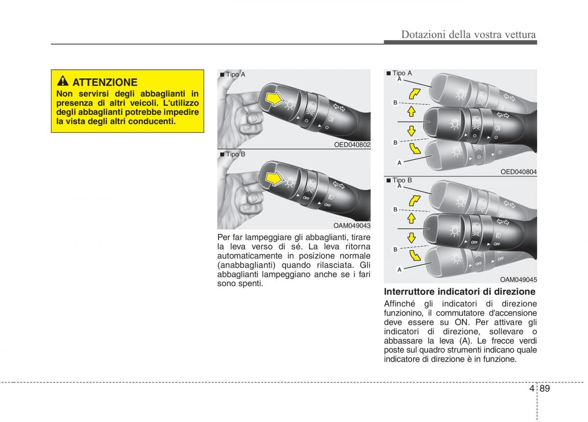 KIA Rio Pride UB manuale del proprietario / page 169