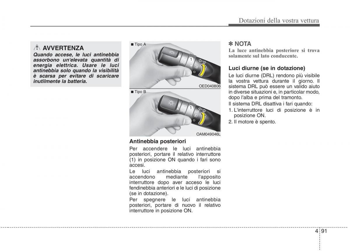 KIA Rio Pride UB manuale del proprietario / page 171