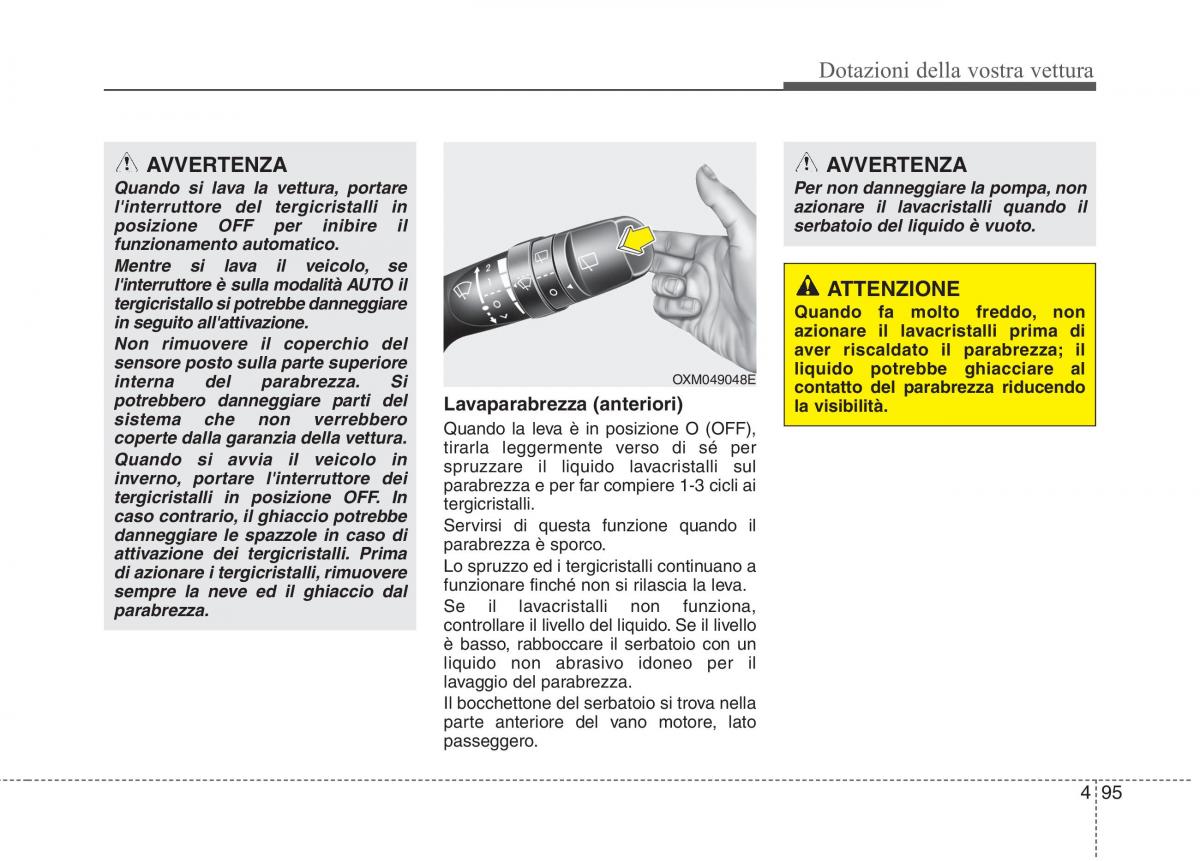 KIA Rio Pride UB manuale del proprietario / page 175