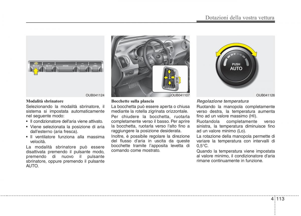 KIA Rio Pride UB manuale del proprietario / page 193