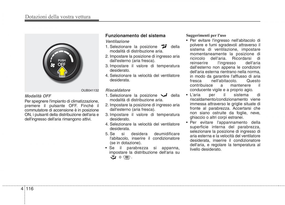 KIA Rio Pride UB manuale del proprietario / page 196