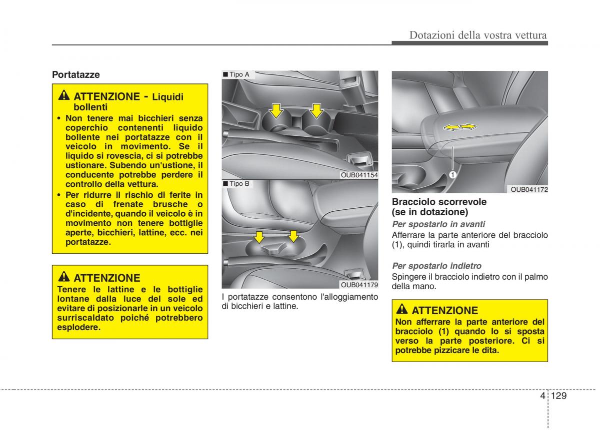 KIA Rio Pride UB manuale del proprietario / page 209