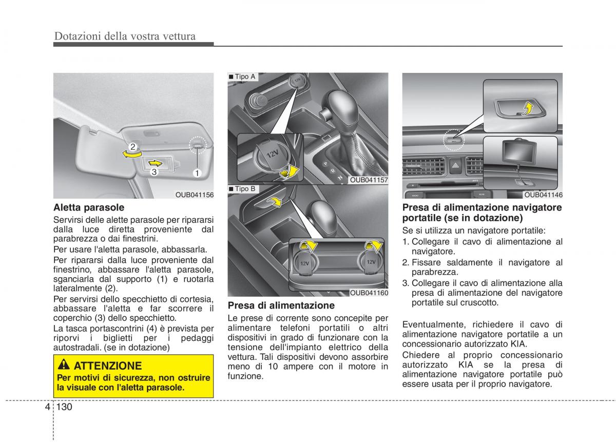 KIA Rio Pride UB manuale del proprietario / page 210