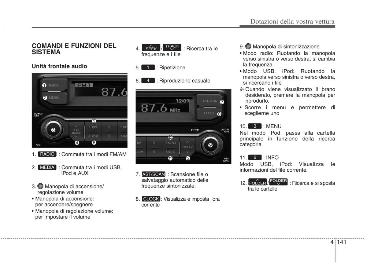 KIA Rio Pride UB manuale del proprietario / page 221