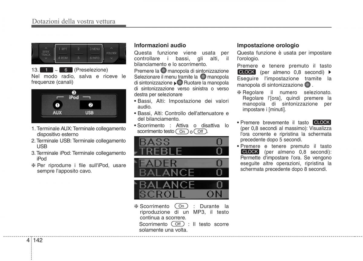 KIA Rio Pride UB manuale del proprietario / page 222