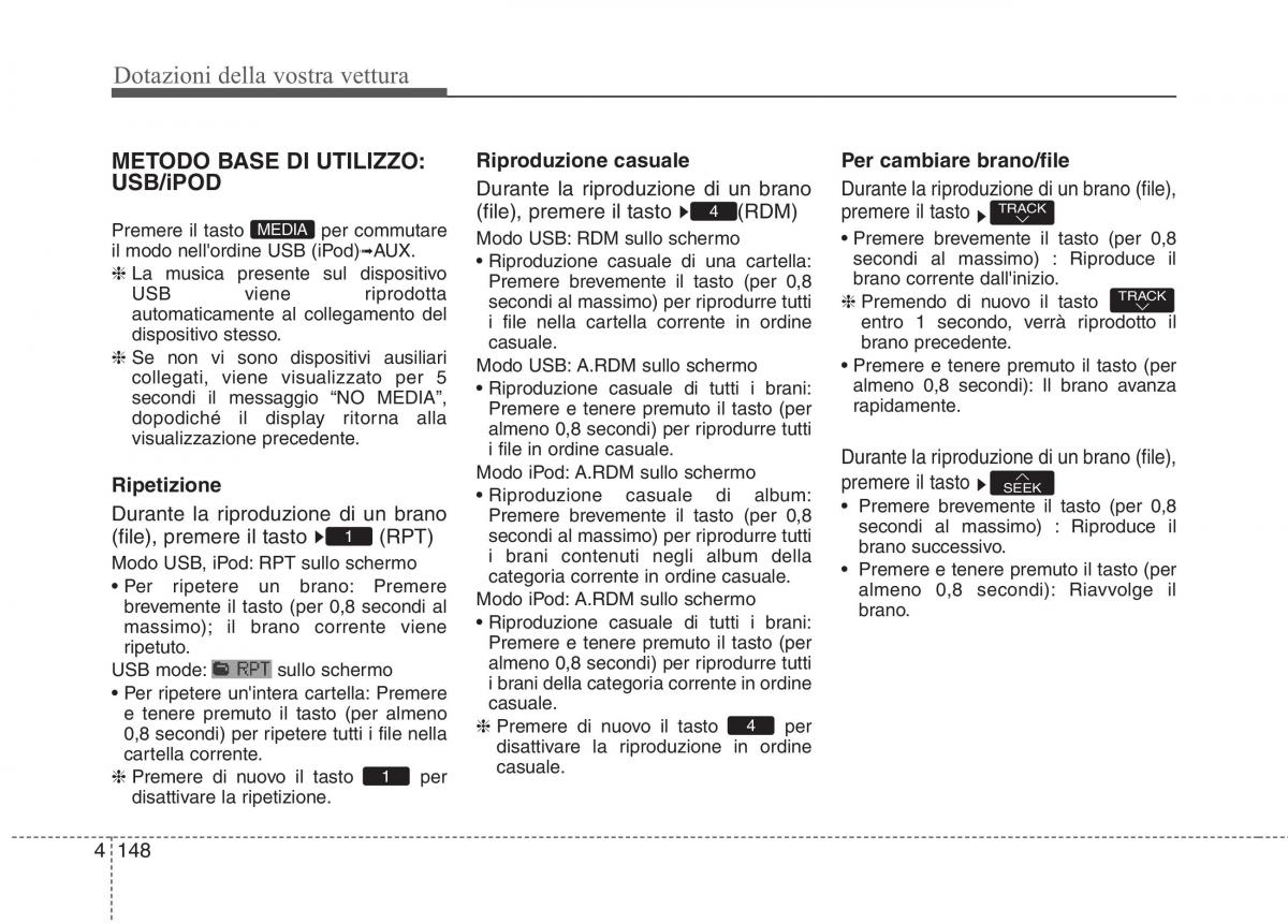 KIA Rio Pride UB manuale del proprietario / page 228