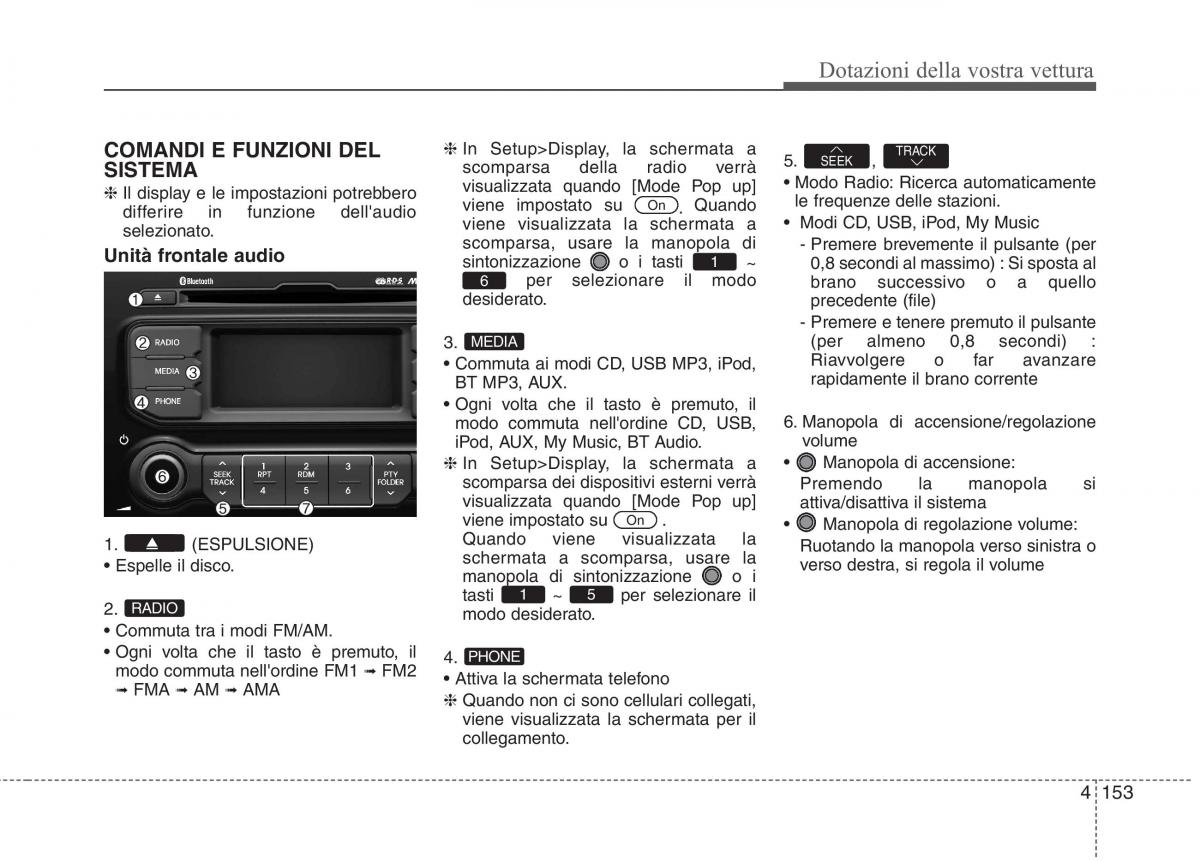 KIA Rio Pride UB manuale del proprietario / page 233