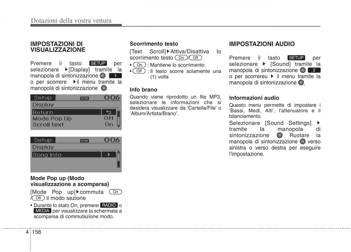 KIA Rio Pride UB manuale del proprietario / page 236