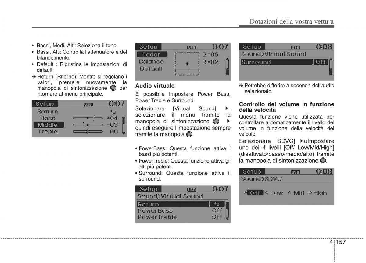 KIA Rio Pride UB manuale del proprietario / page 237