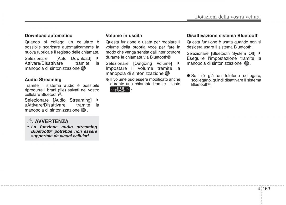 KIA Rio Pride UB manuale del proprietario / page 243