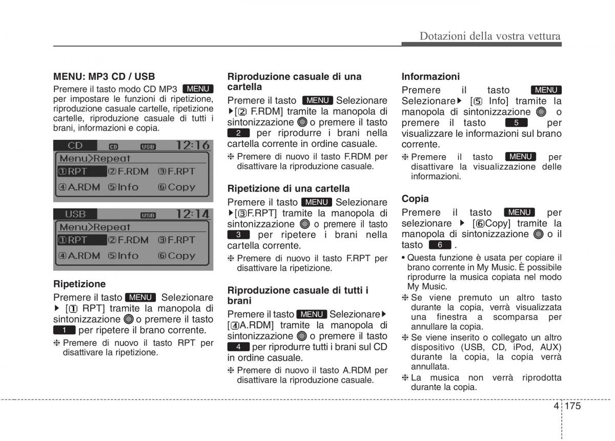 KIA Rio Pride UB manuale del proprietario / page 255