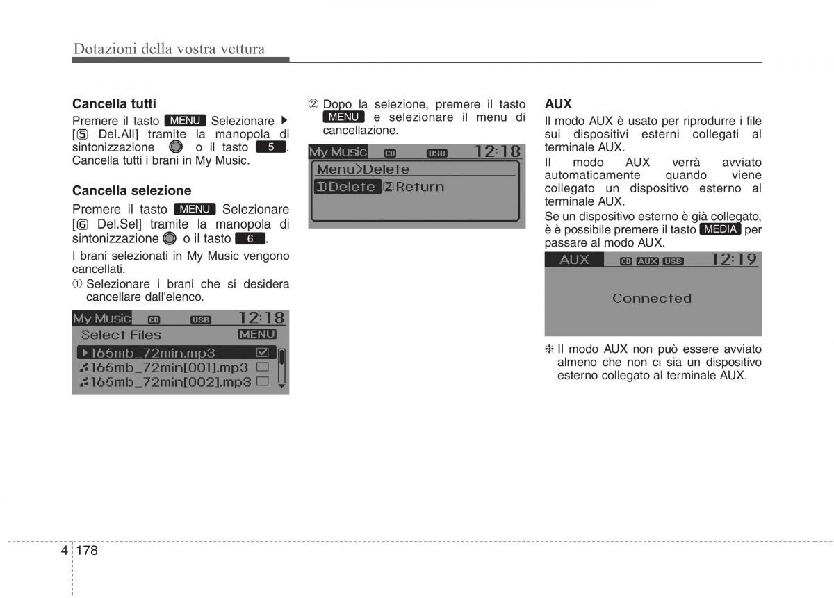 KIA Rio Pride UB manuale del proprietario / page 258