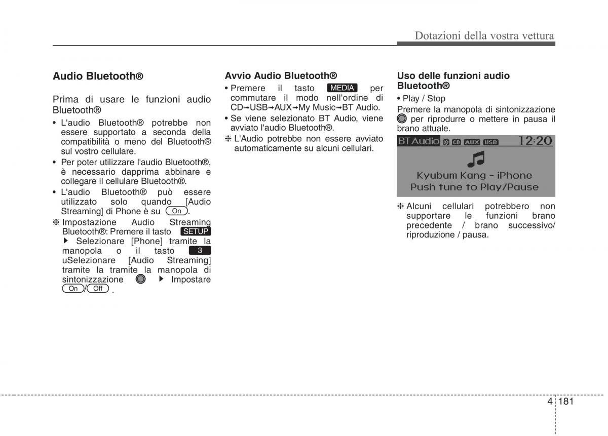 KIA Rio Pride UB manuale del proprietario / page 261