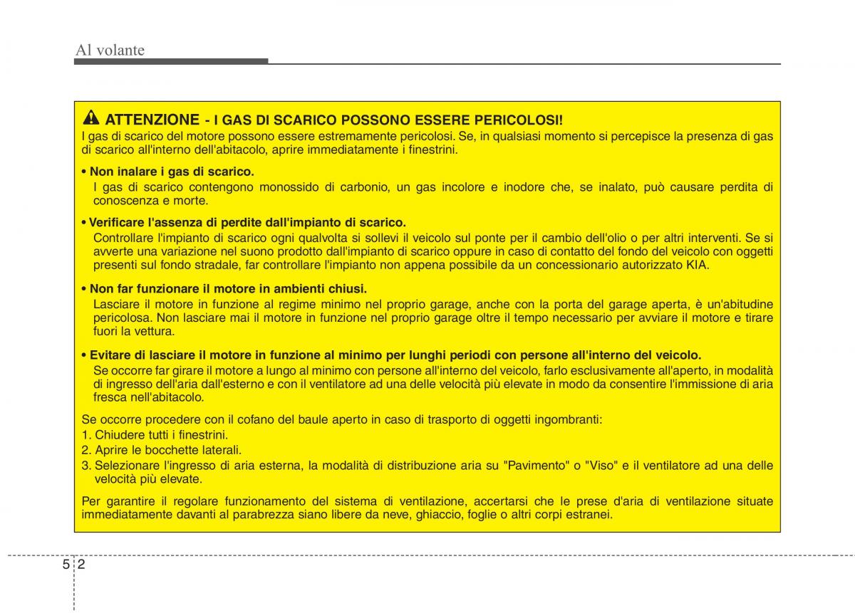 KIA Rio Pride UB manuale del proprietario / page 265