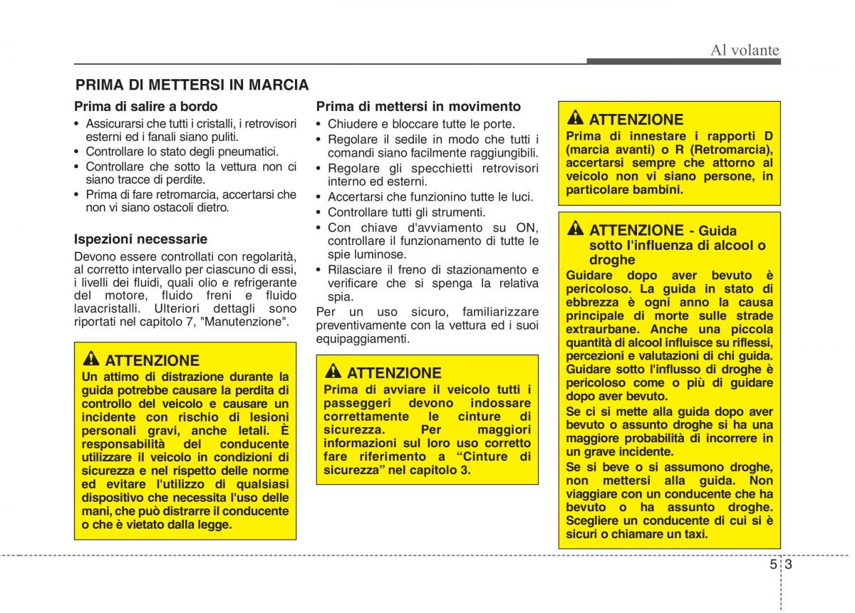 KIA Rio Pride UB manuale del proprietario / page 266