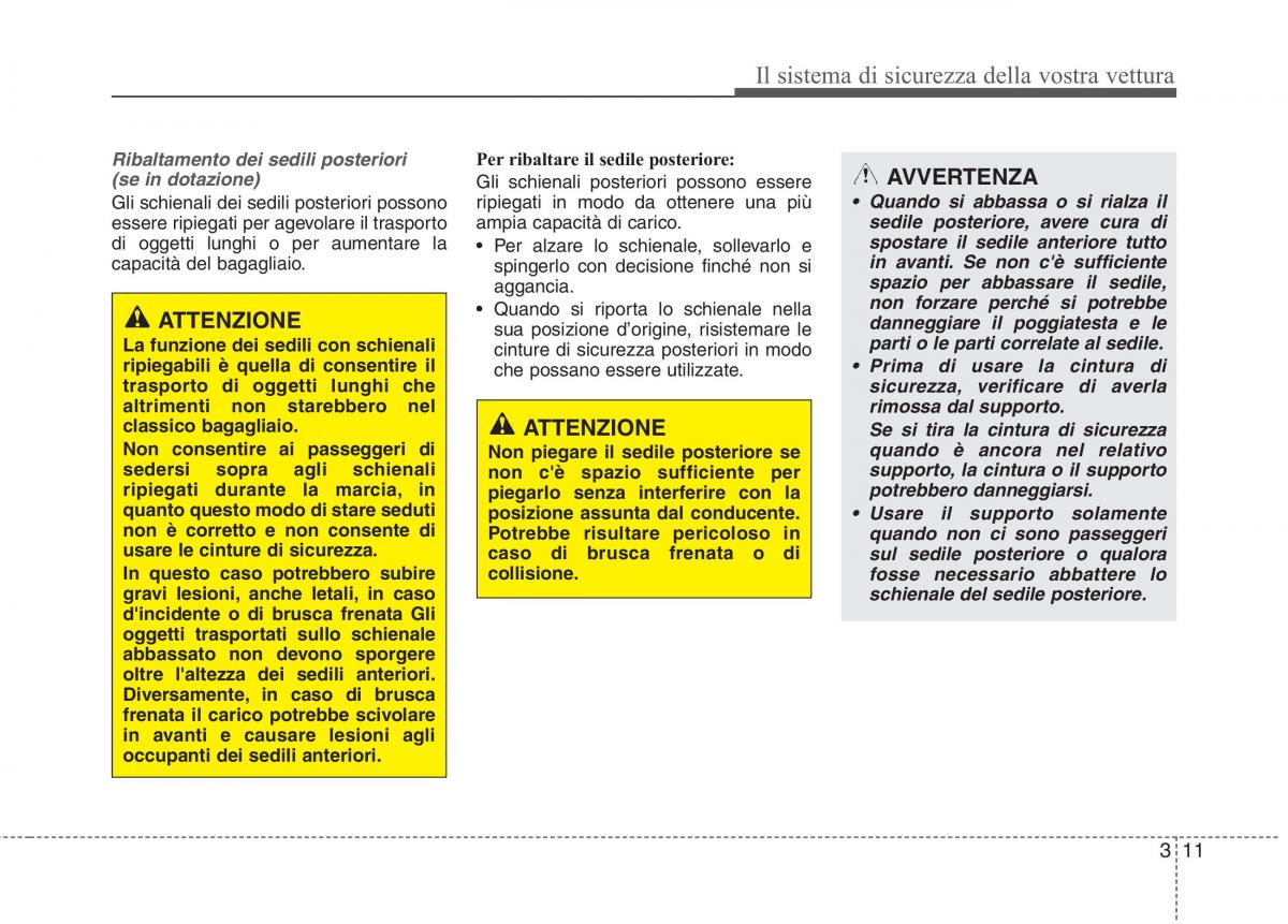 KIA Rio Pride UB manuale del proprietario / page 27