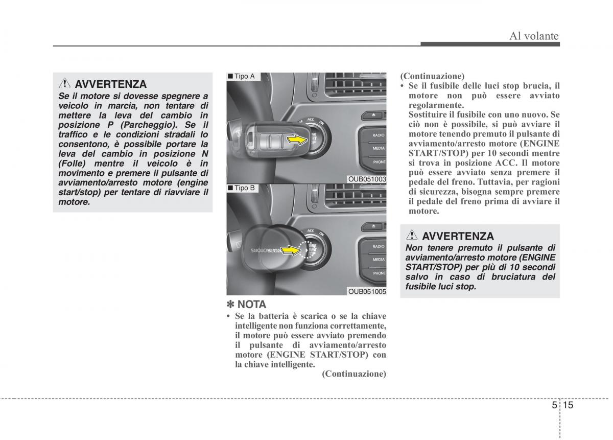 KIA Rio Pride UB manuale del proprietario / page 278