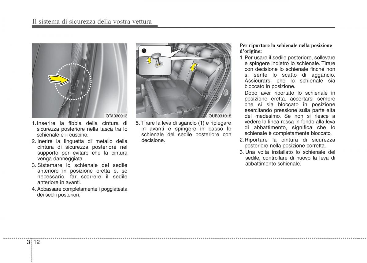 KIA Rio Pride UB manuale del proprietario / page 28