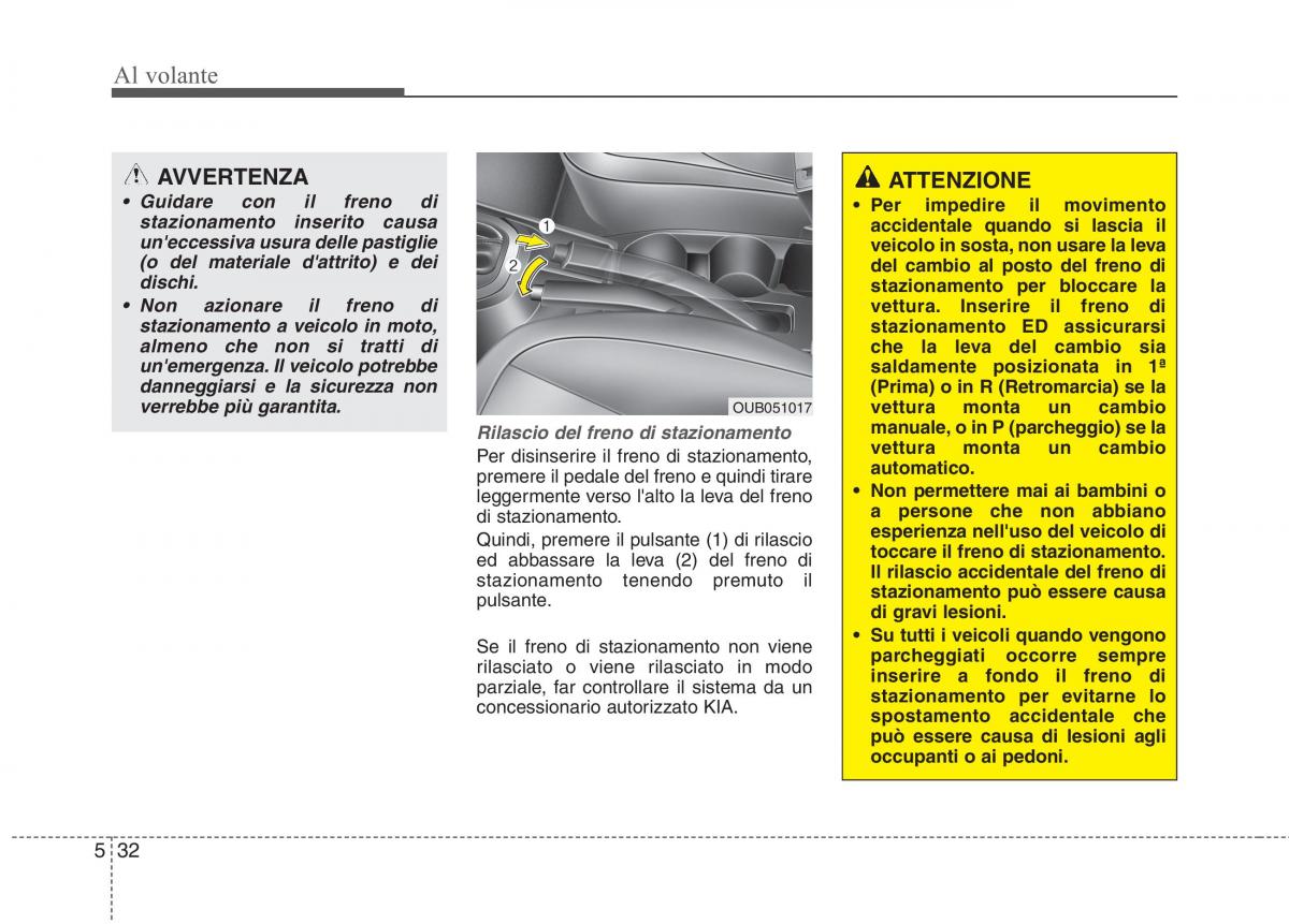 KIA Rio Pride UB manuale del proprietario / page 295