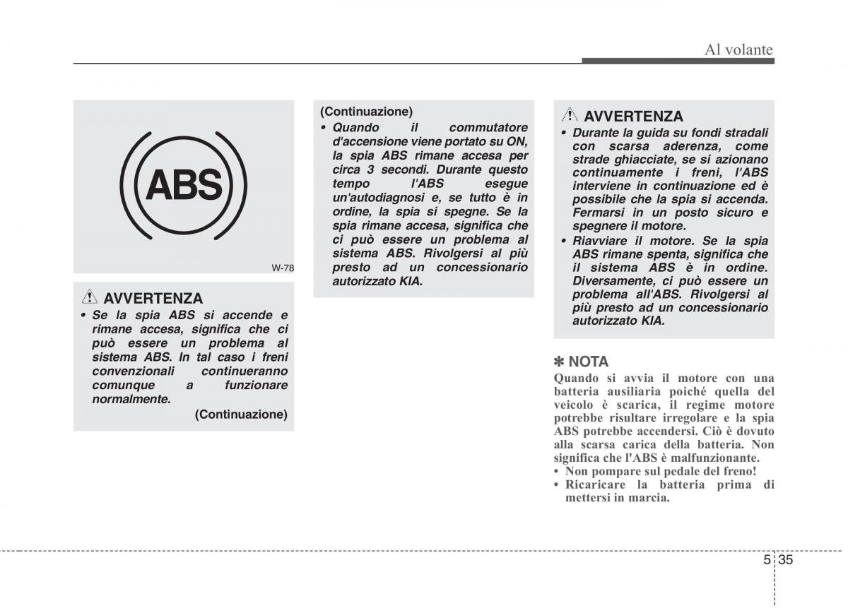 KIA Rio Pride UB manuale del proprietario / page 298