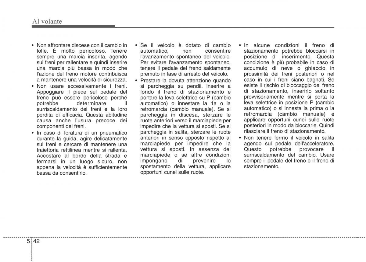 KIA Rio Pride UB manuale del proprietario / page 305