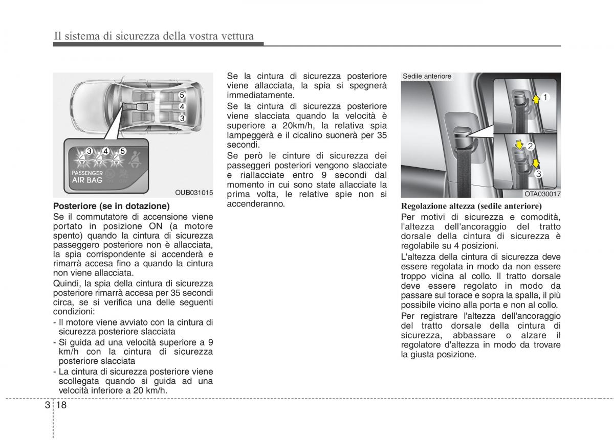 KIA Rio Pride UB manuale del proprietario / page 34