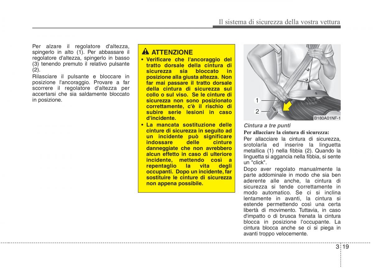 KIA Rio Pride UB manuale del proprietario / page 35