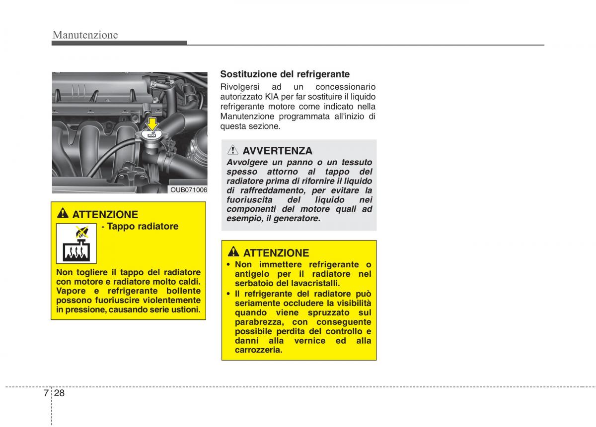 KIA Rio Pride UB manuale del proprietario / page 395