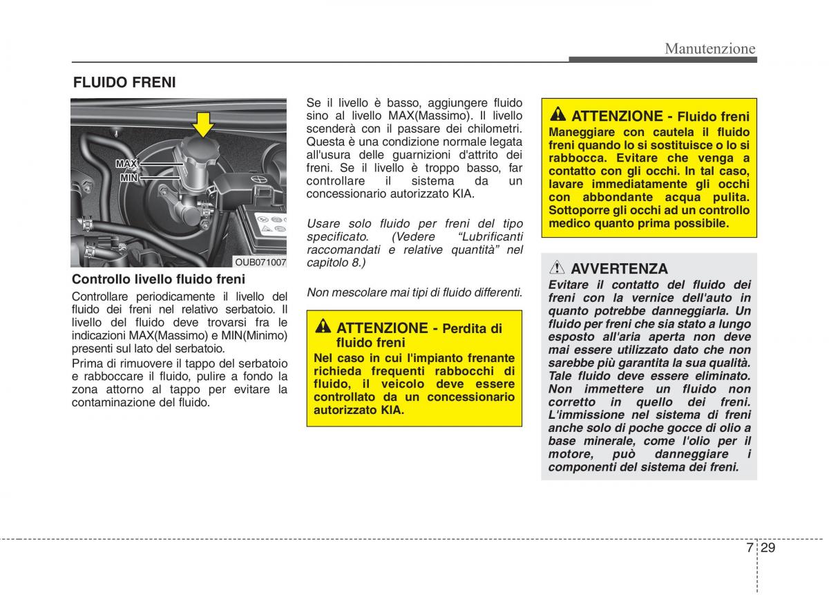 KIA Rio Pride UB manuale del proprietario / page 396