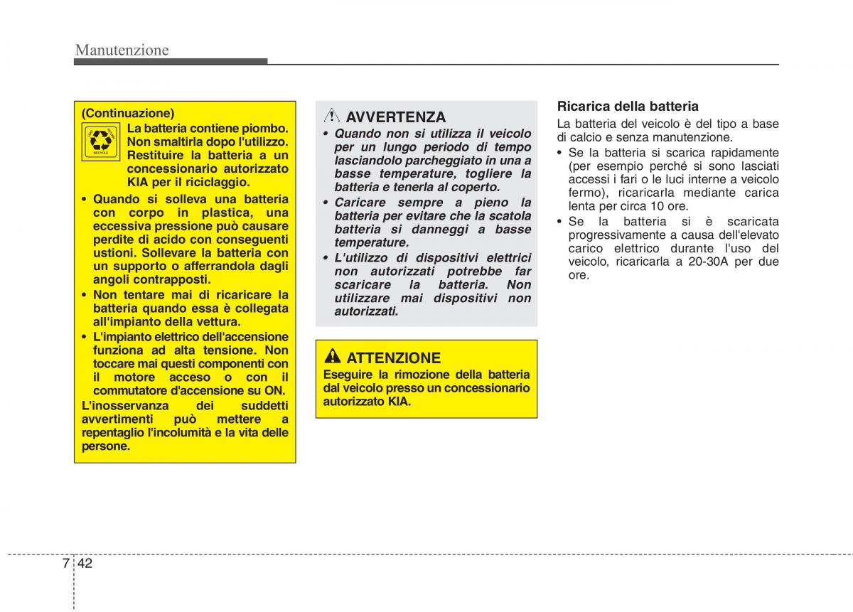 KIA Rio Pride UB manuale del proprietario / page 409