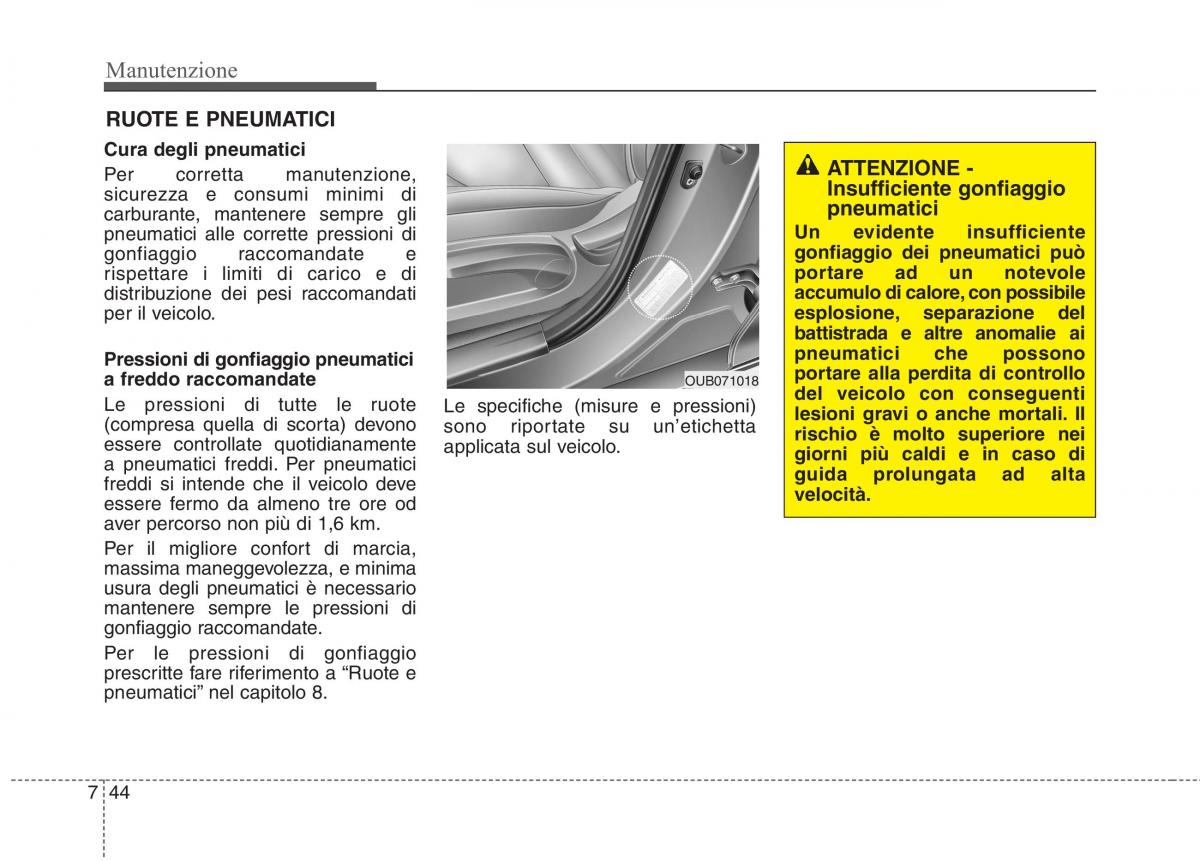 KIA Rio Pride UB manuale del proprietario / page 411