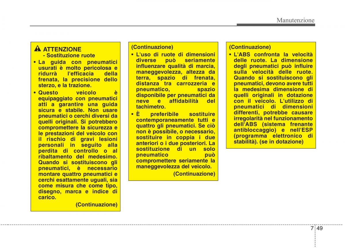 KIA Rio Pride UB manuale del proprietario / page 416