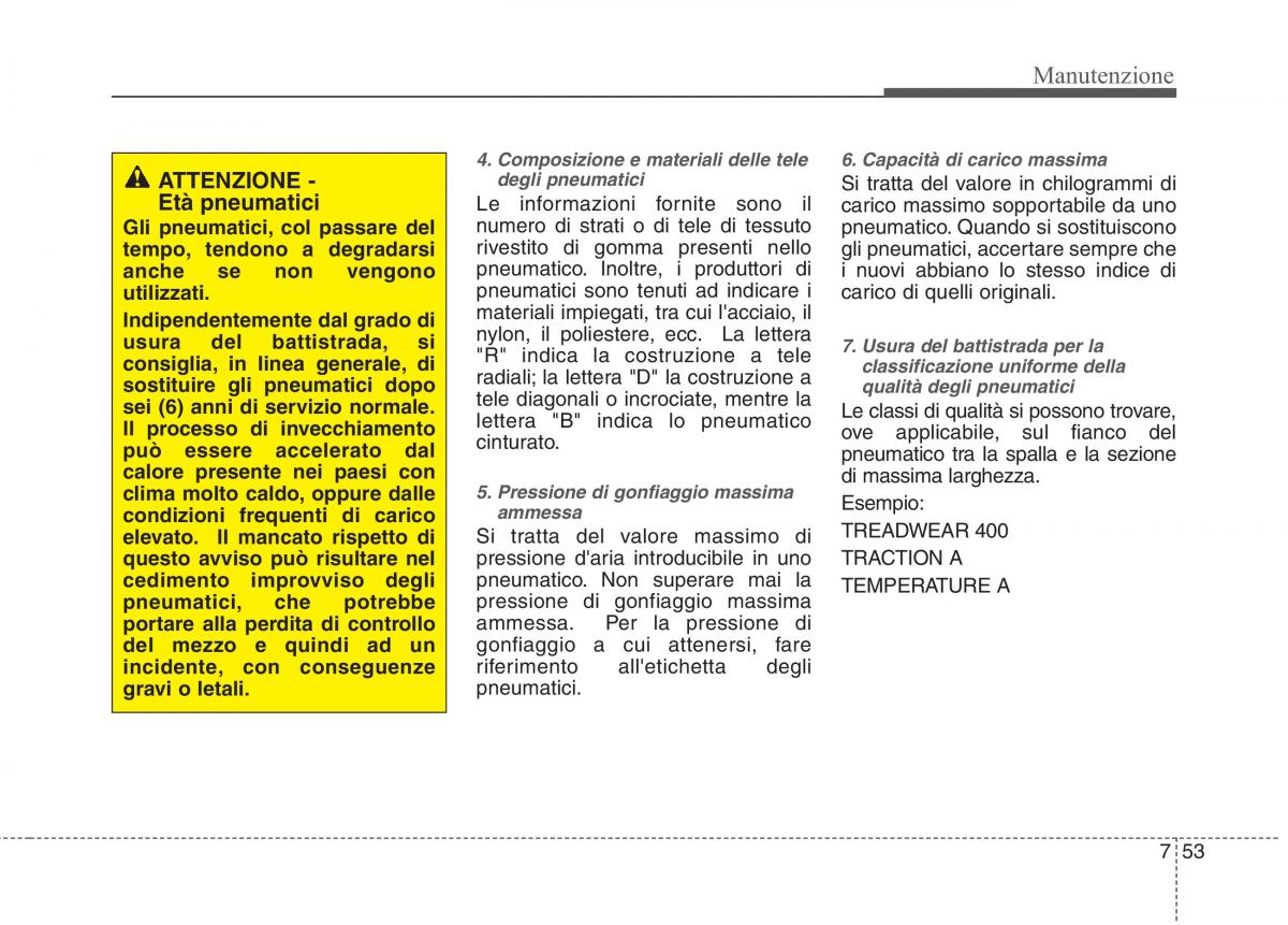 KIA Rio Pride UB manuale del proprietario / page 420