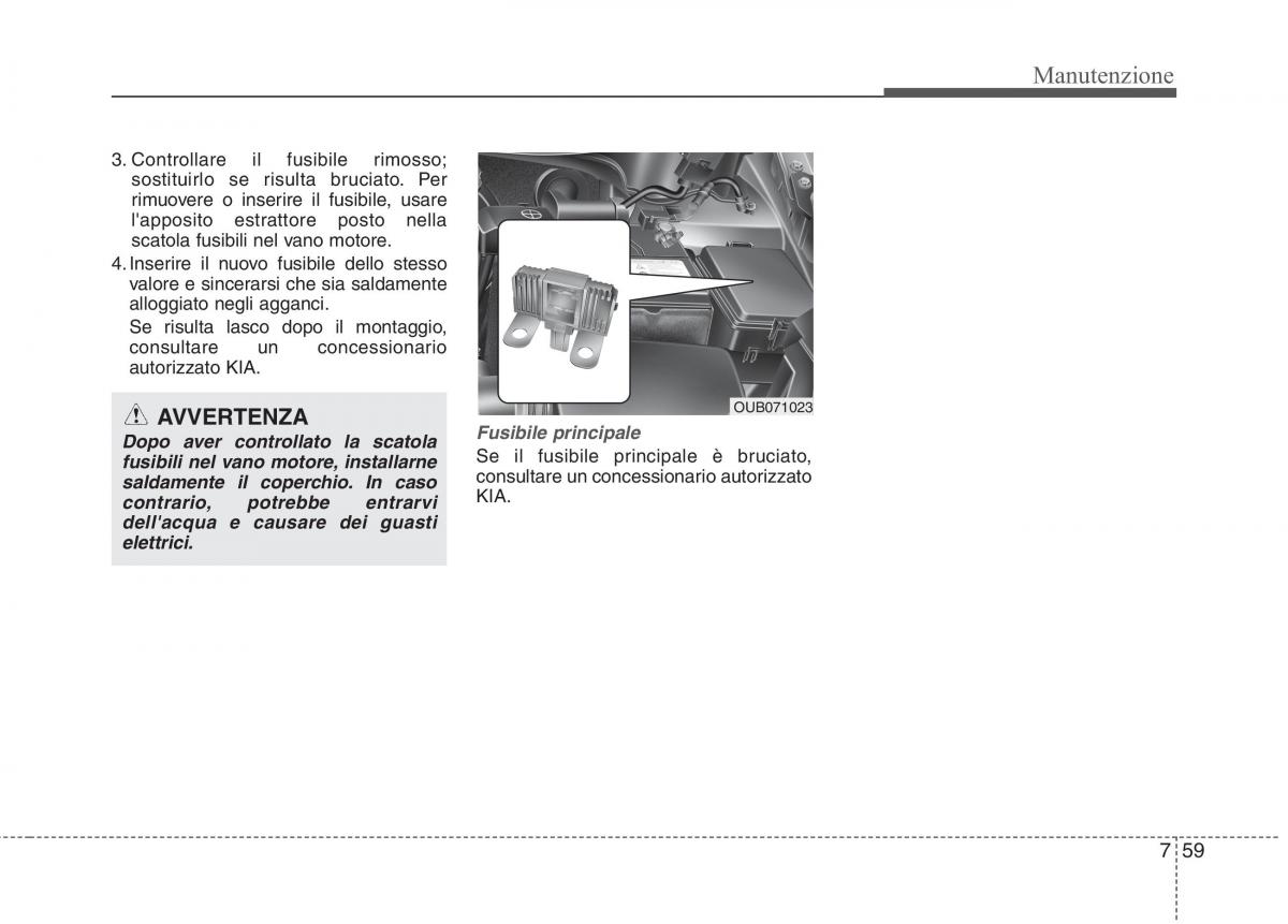 KIA Rio Pride UB manuale del proprietario / page 426