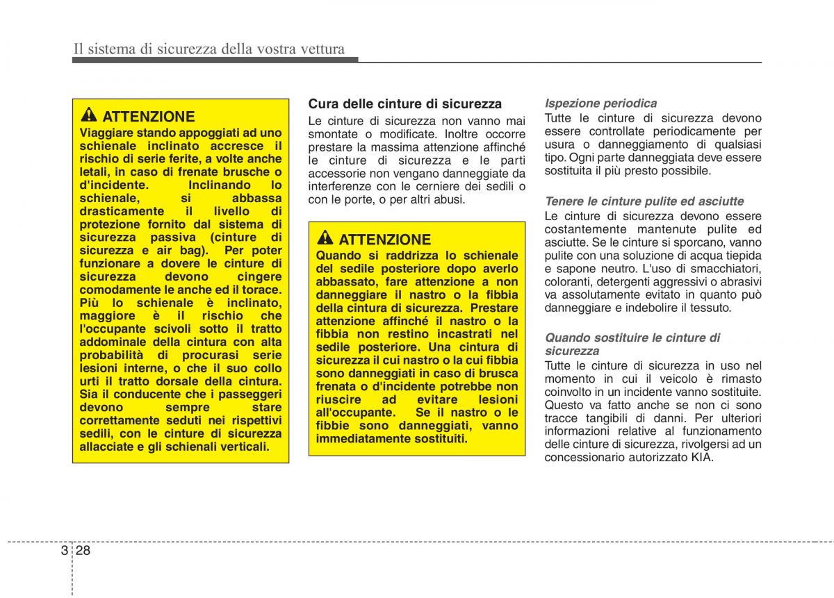 KIA Rio Pride UB manuale del proprietario / page 44