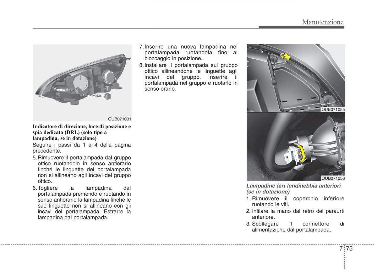 KIA Rio Pride UB manuale del proprietario / page 442