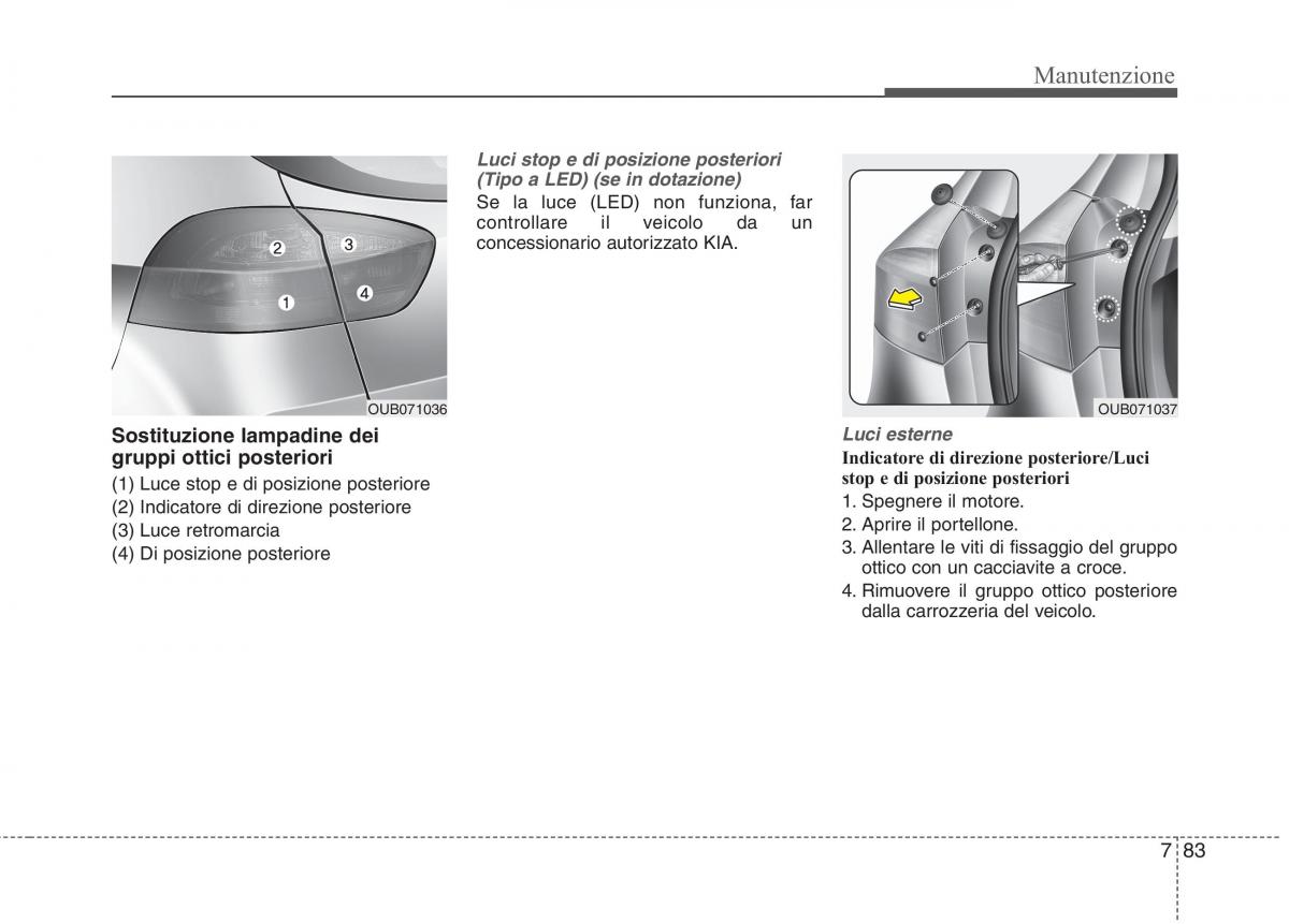 KIA Rio Pride UB manuale del proprietario / page 450