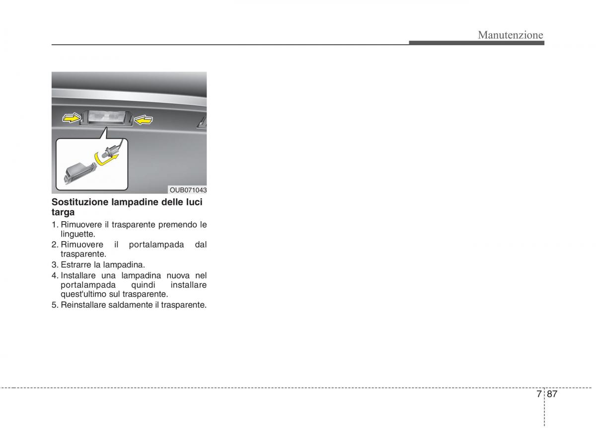 KIA Rio Pride UB manuale del proprietario / page 454