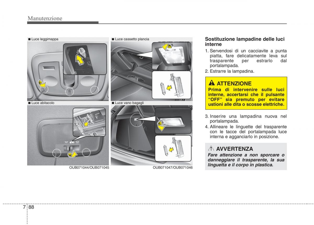 KIA Rio Pride UB manuale del proprietario / page 455