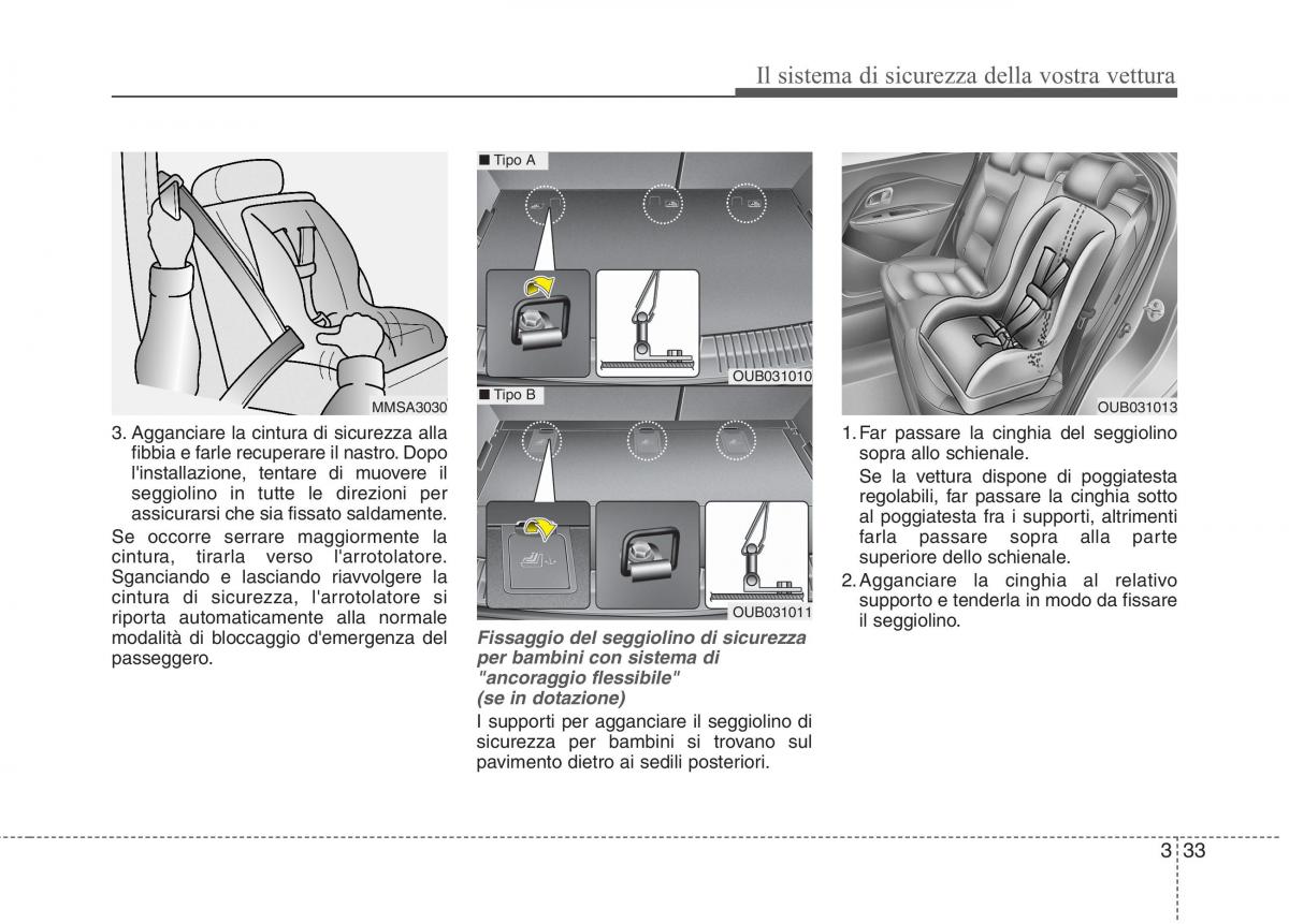 KIA Rio Pride UB manuale del proprietario / page 49