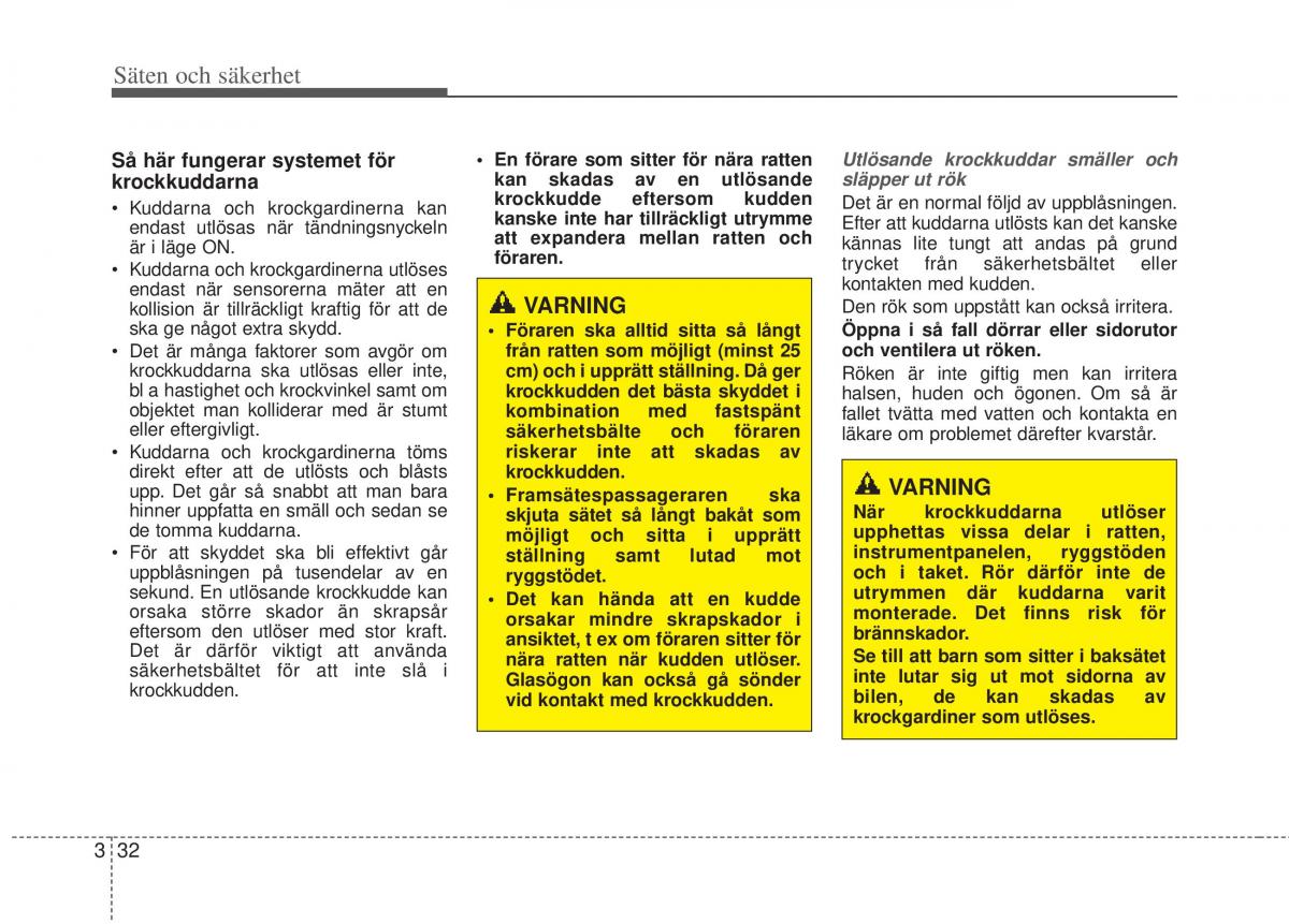 KIA Rio Pride UB instruktionsbok / page 55