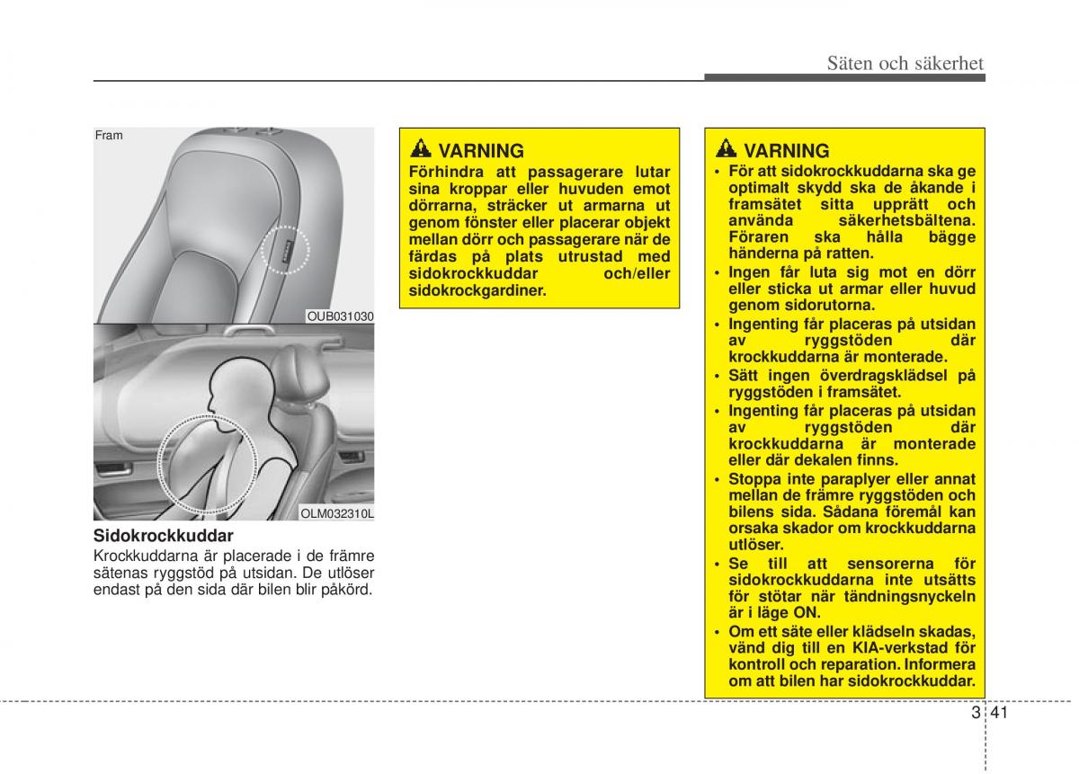 KIA Rio Pride UB instruktionsbok / page 64